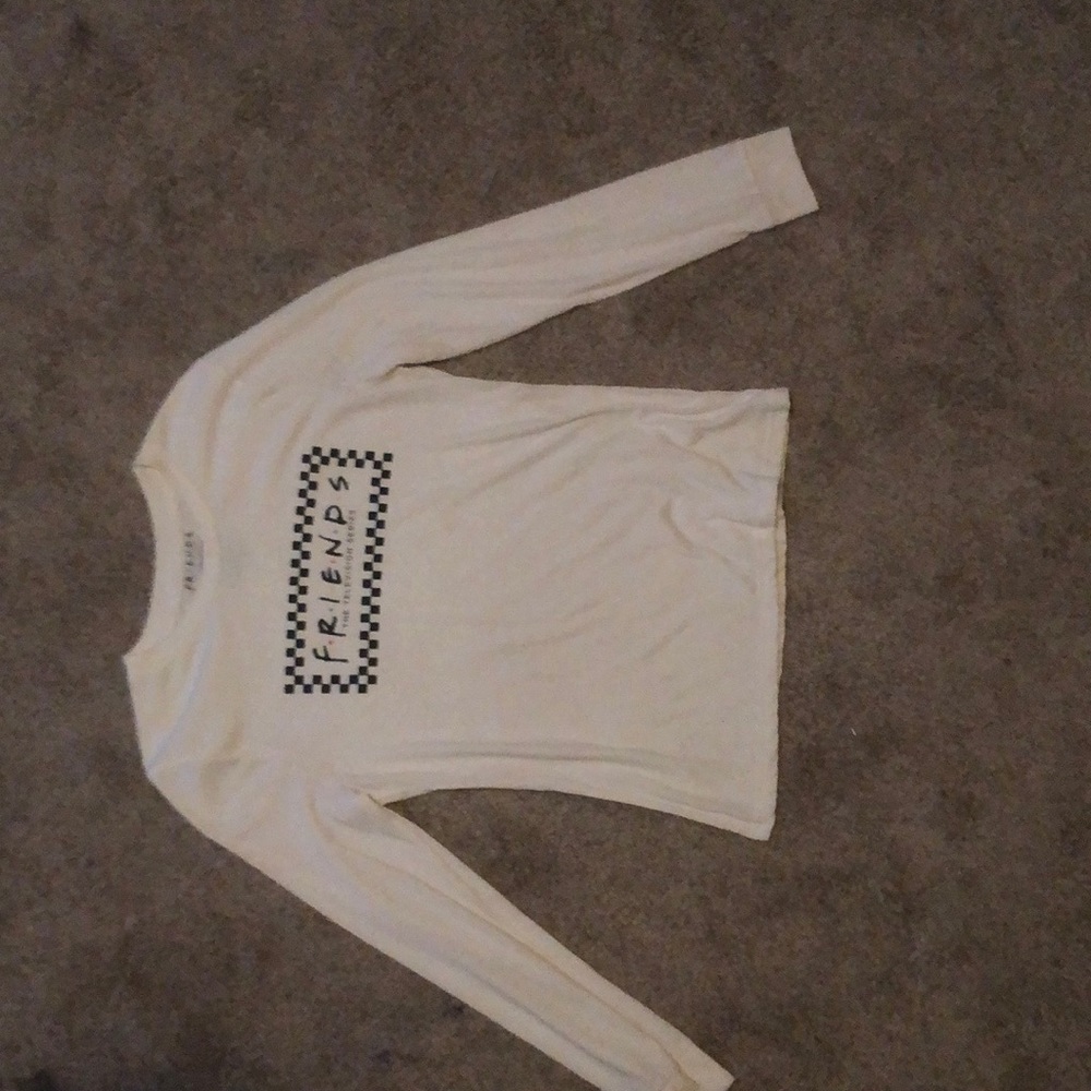 Friends long sleeve, size:L, color black and white